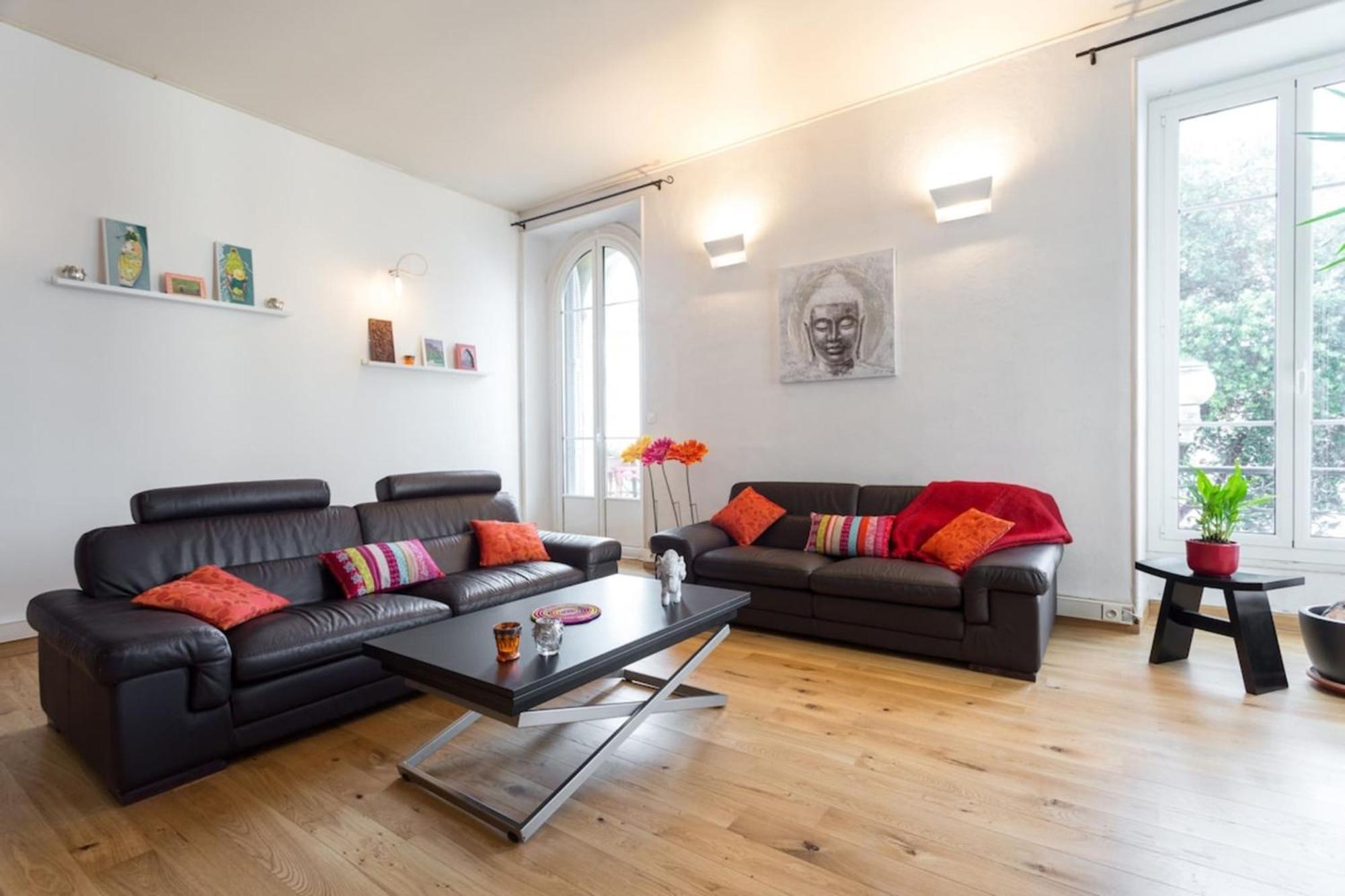 Etats Unis 892 - Spacious Flat On Sea Front Wac ニース エクステリア 写真